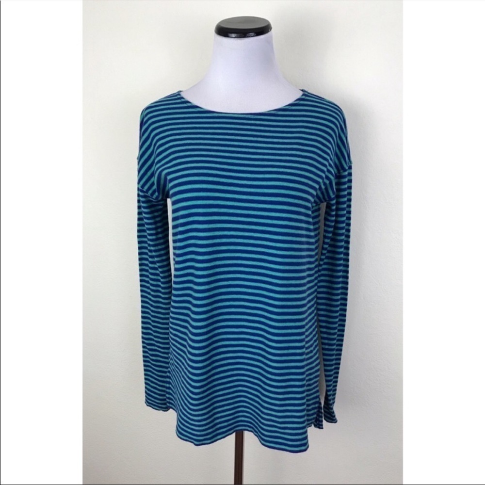 Nwt J. Crew Deck-Striped Oversize Top - Picture 2 of 8
